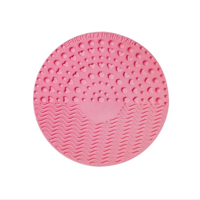 Silicone Makeup Brush Cleaner Foundation Makeup Brush Scrubber Board Pad Make Up Washing Brush Gel Cleaning Mat Hand Tool - Bianca's hair and beauty supply