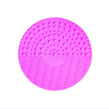 Load image into Gallery viewer, Silicone Makeup Brush Cleaner Foundation Makeup Brush Scrubber Board Pad Make Up Washing Brush Gel Cleaning Mat Hand Tool - Bianca's hair and beauty supply
