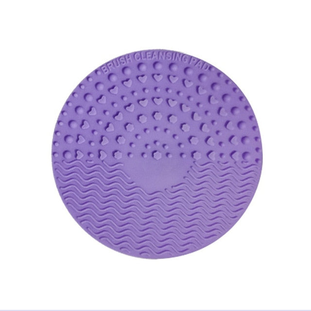 Silicone Makeup Brush Cleaner Foundation Makeup Brush Scrubber Board Pad Make Up Washing Brush Gel Cleaning Mat Hand Tool - Bianca's hair and beauty supply