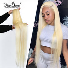 Load image into Gallery viewer, Promqueen 613 Bundle Brazilian Human Hair Bundles Weave 9A Virgin Hair 30 32 38 40 Inch Long Hair Bundles Straight Blonde Bundle - Bianca's hair and beauty supply
