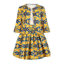 Load image into Gallery viewer, Women African Clothes 2021 Fashion African Dashiki Print 2 Pieces Set ( Tops+Skirts) Party African Dresses Women Robe Africaine - Bianca's hair and beauty supply
