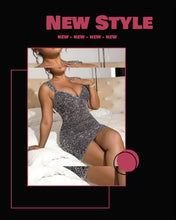 Load and play video in Gallery viewer, Sexy Sequin Sling Short Skirt Tight Evening Dress Ladies Package Hip Dress
