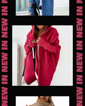 Load and play video in Gallery viewer, Cardigan Women Korean Loose Batwing Sleeve Sweaters
